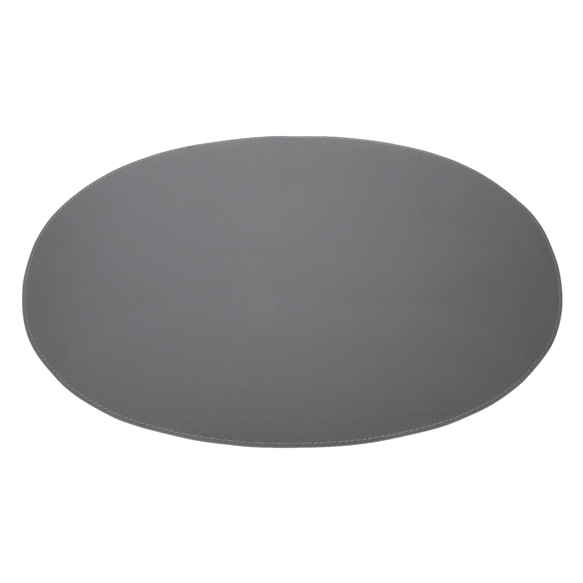 orskov placemat leer ovaal donkergrijs | Scandinavisch Interieur | Placemats | Grijs