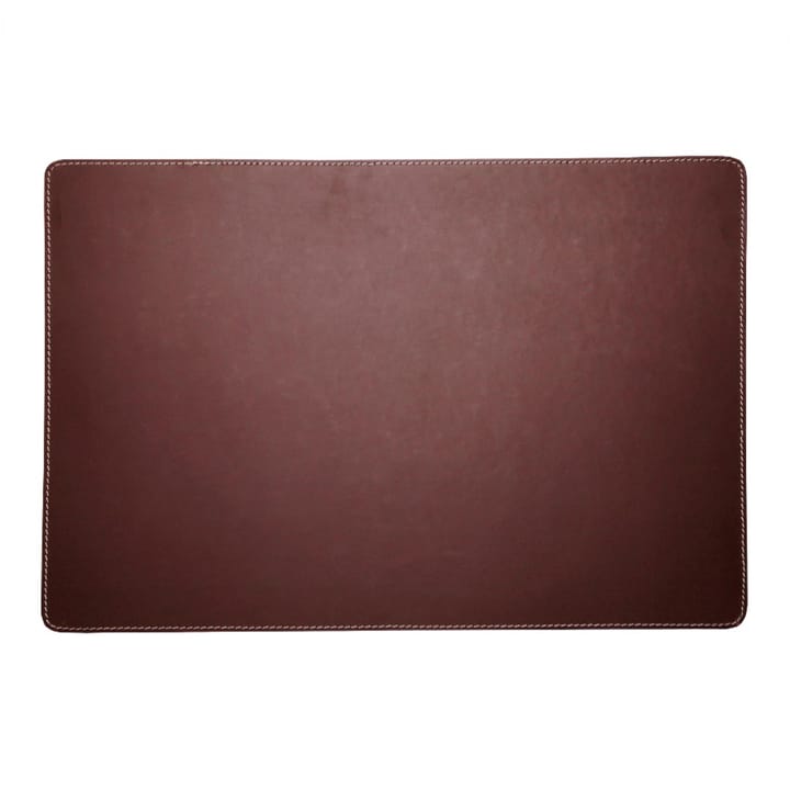 Ørskov placemat leer vierkant, bruin Ørskov