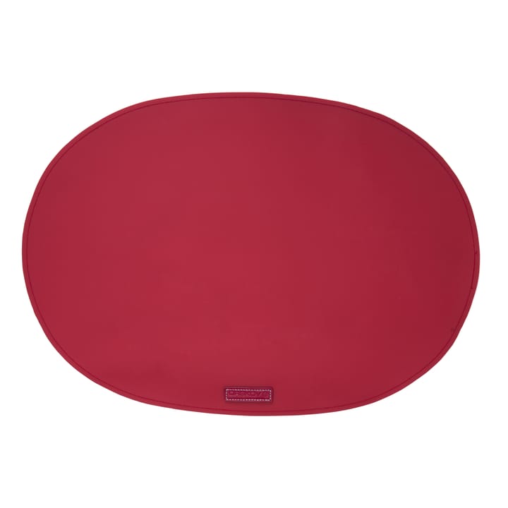 Rubber placemat ovaal - rood - Ørskov