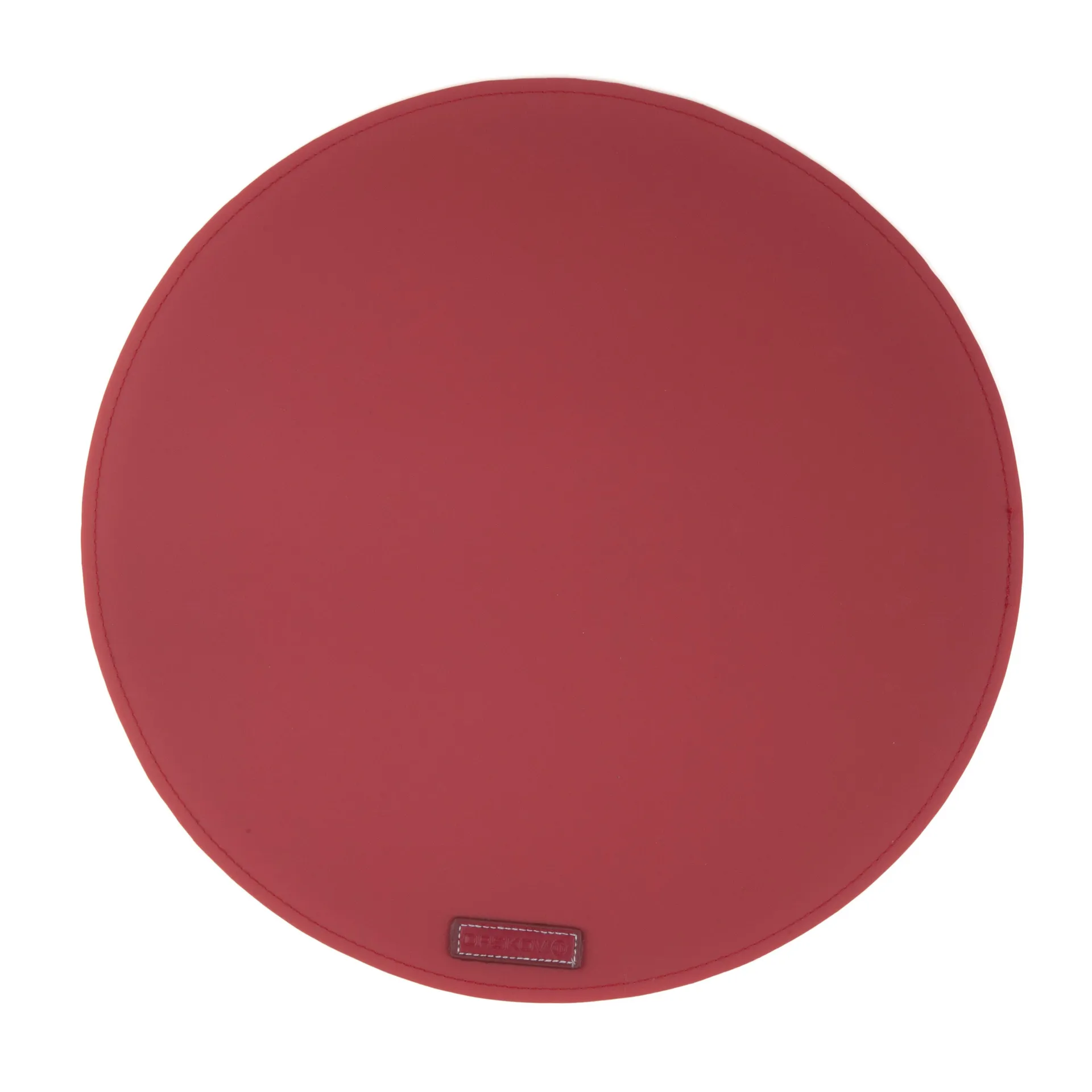 Rubber placemat rond, rood Ørskov