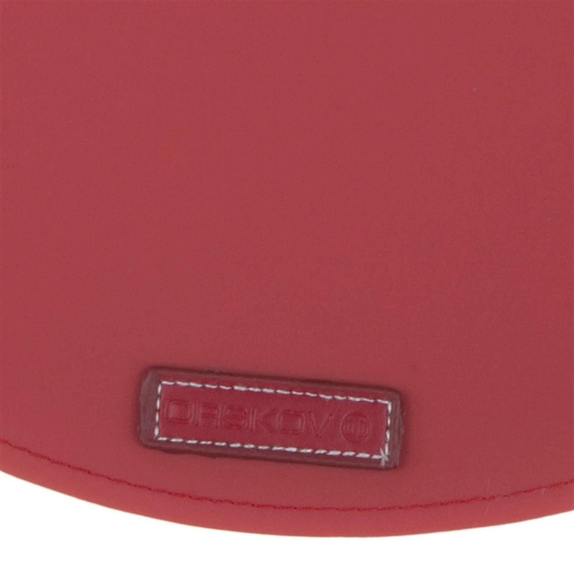 Rubber placemat rond, rood Ørskov