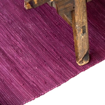Cotton vloerkleed 140 x 200 cm. - Bold raspberry (donkerroze) - Rug Solid