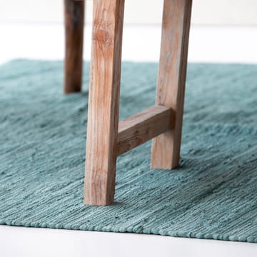 Cotton vloerkleed 140 x 200 cm. - Dusty jade (mint) - Rug Solid