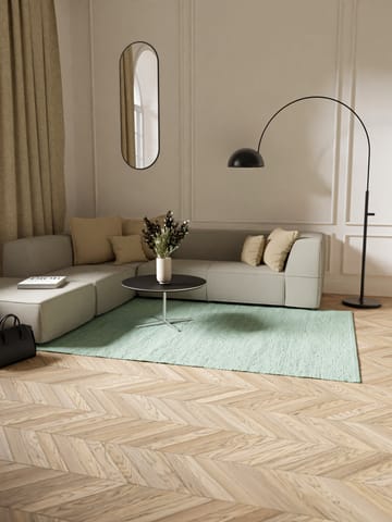 Cotton vloerkleed 140 x 200 cm. - Dusty jade (mint) - Rug Solid