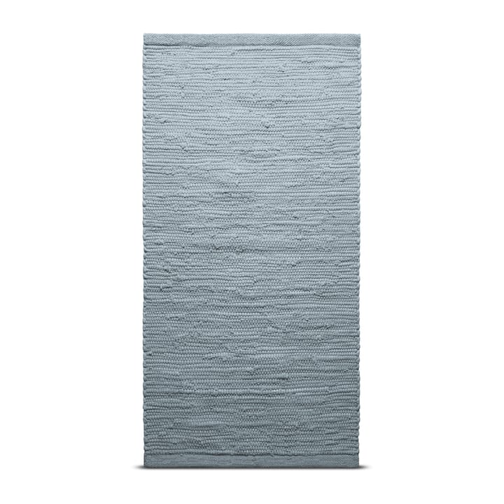 Cotton vloerkleed 140 x 200 cm. - light grey (lichtgrijs) - Rug Solid