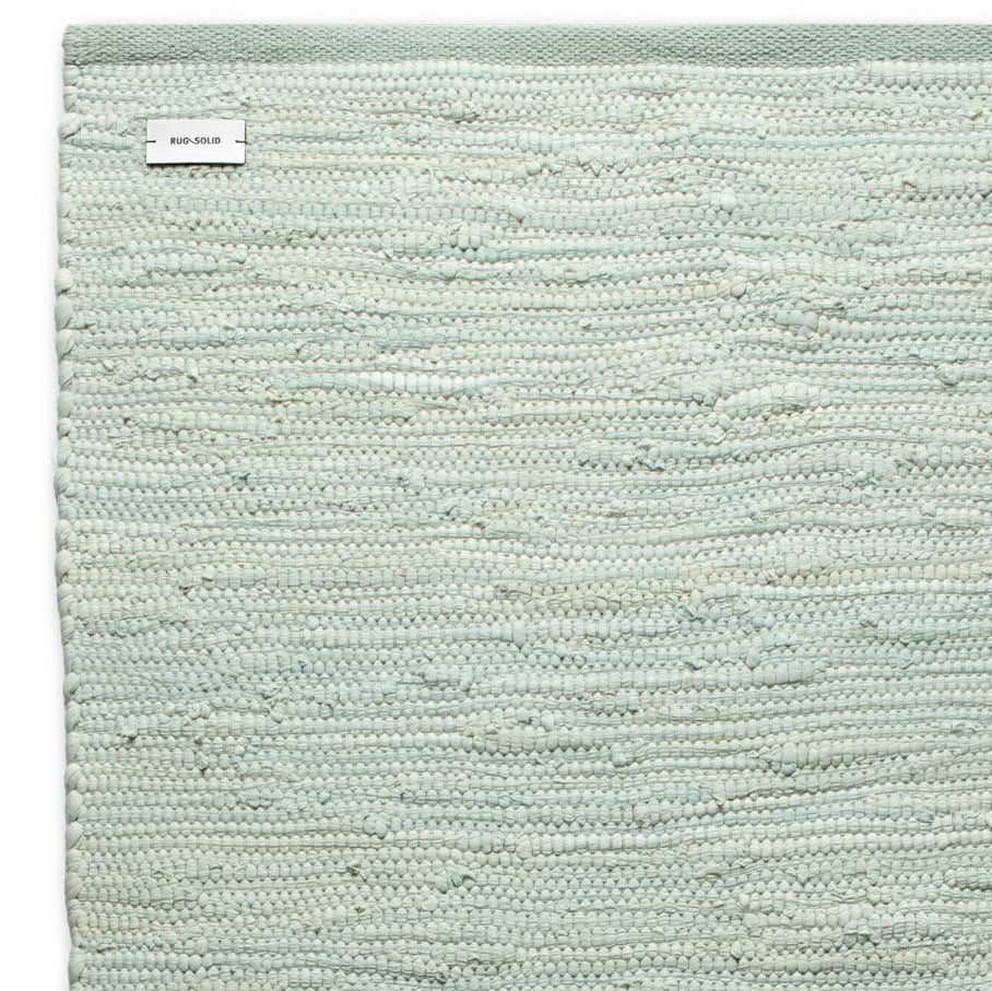 Rug Solid Cotton vloerkleed 140 x 200 cm. Mint | Scandinavisch Interieur | Geweven katoenen vloerkleden | Groen