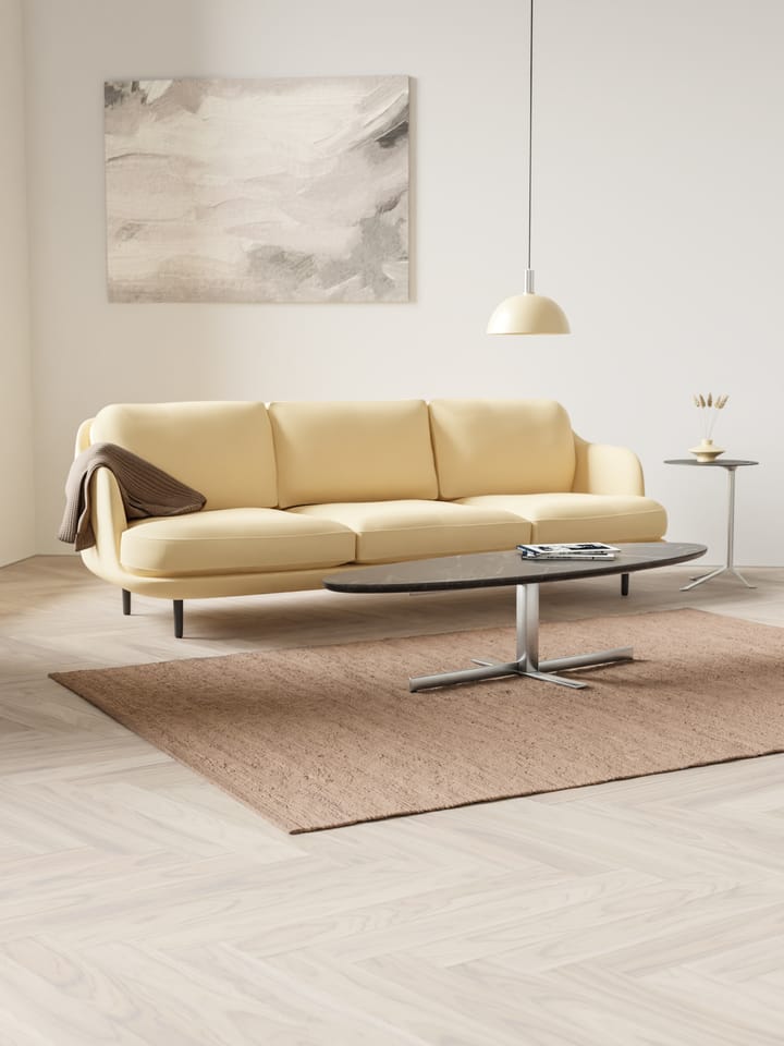Cotton vloerkleed 140 x 200 cm., Nougat Rug Solid