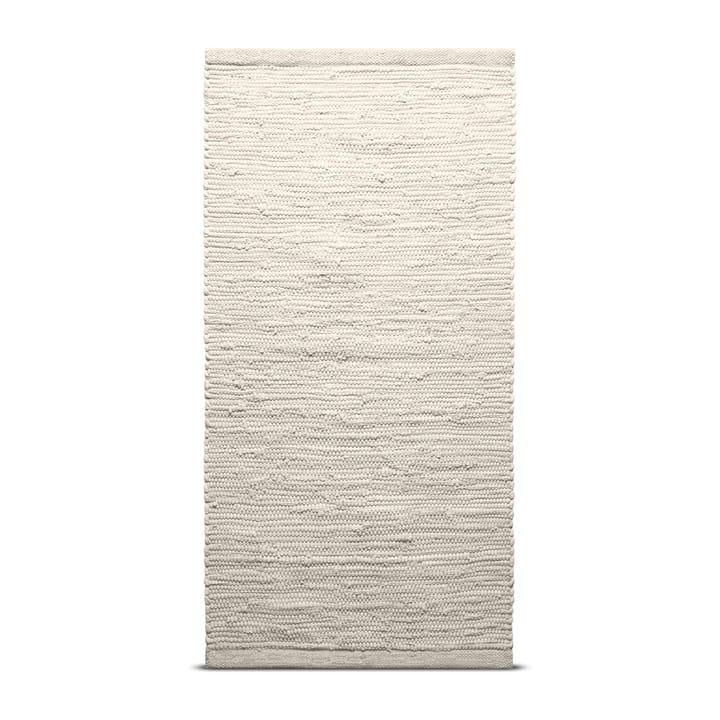 Cotton vloerkleed 170 x 240 cm. - desert white (wit) - Rug Solid