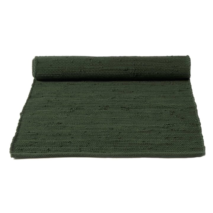 Cotton vloerkleed 170 x 240 cm. - guilty green (groen) - Rug Solid