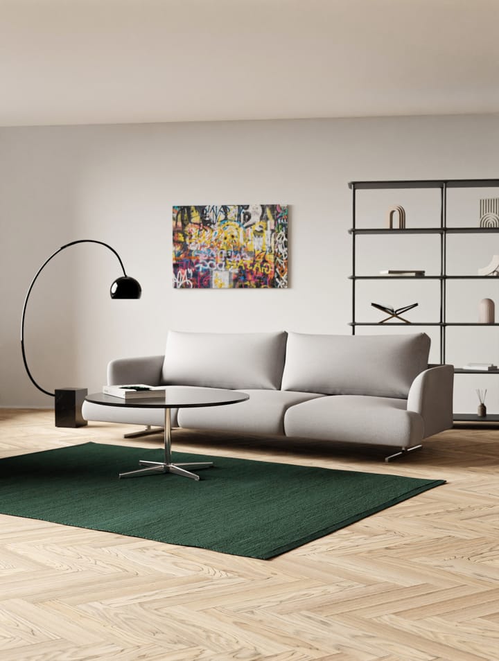 Cotton vloerkleed 170 x 240 cm., Moss Rug Solid