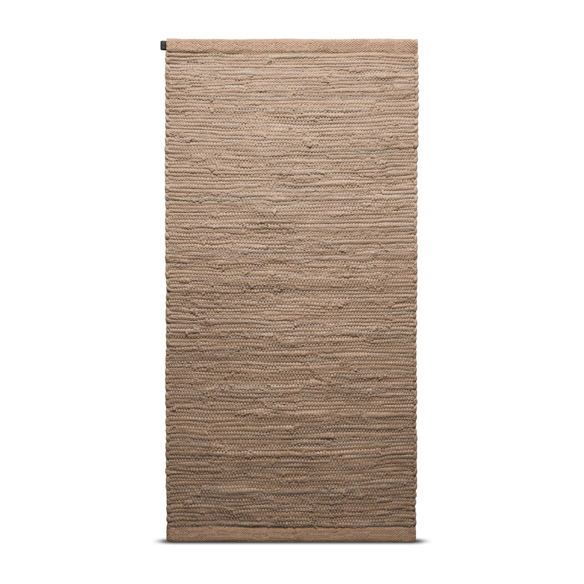 Rug Solid Cotton vloerkleed 60 x 90 cm. Nougat | Scandinavisch Interieur | Geweven katoenen vloerkleden | Bruin