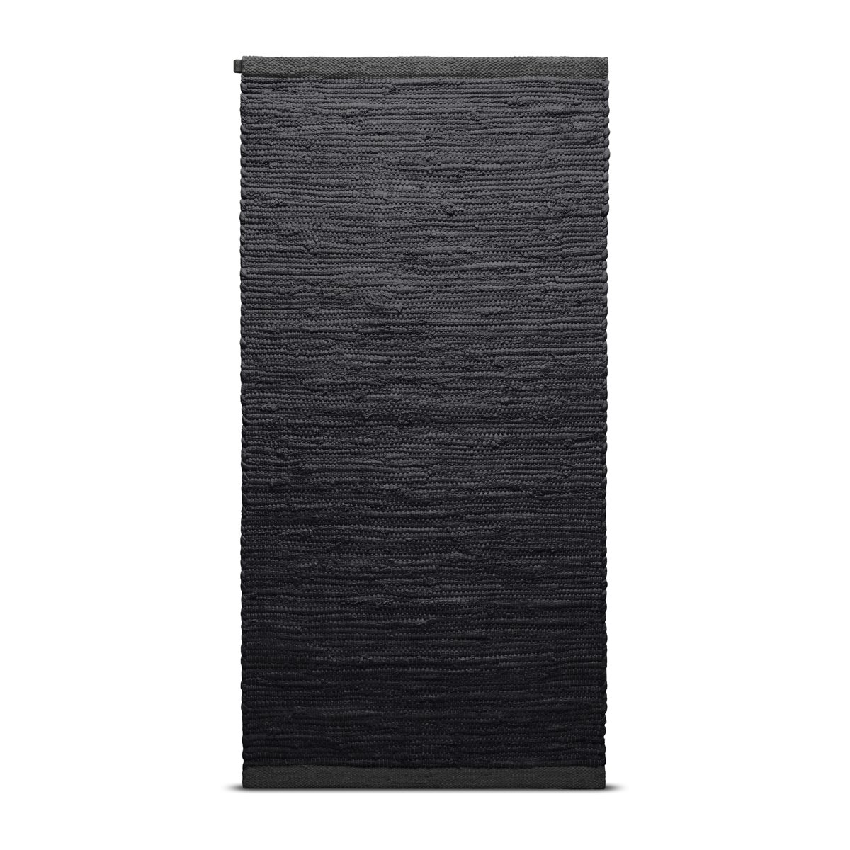 Rug Solid Cotton vloerkleed 65 x 135 cm. Charcoal | Scandinavisch Interieur | Geweven katoenen vloerkleden | Grijs