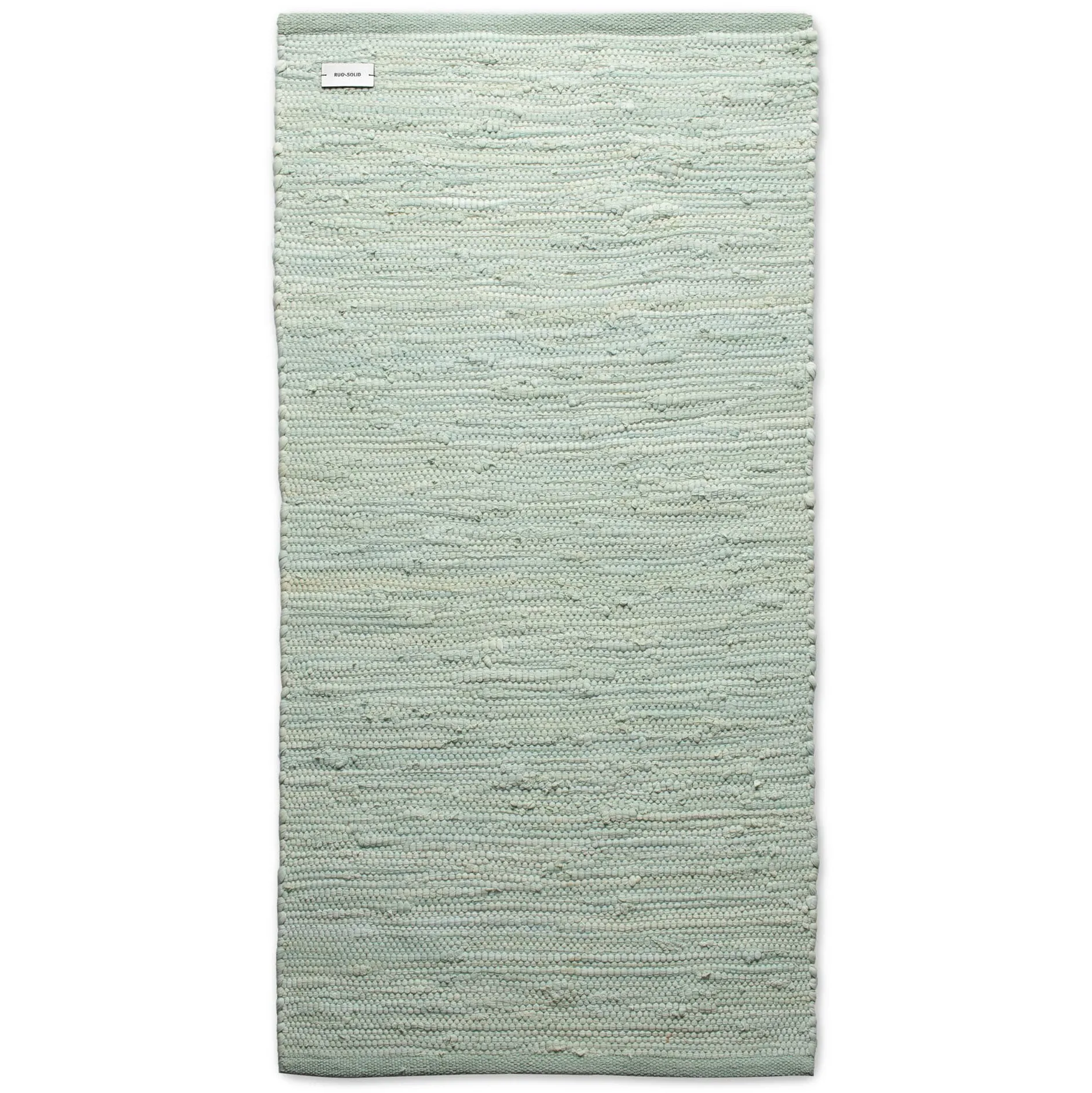 Cotton vloerkleed 65 x 135 cm., Mint Rug Solid