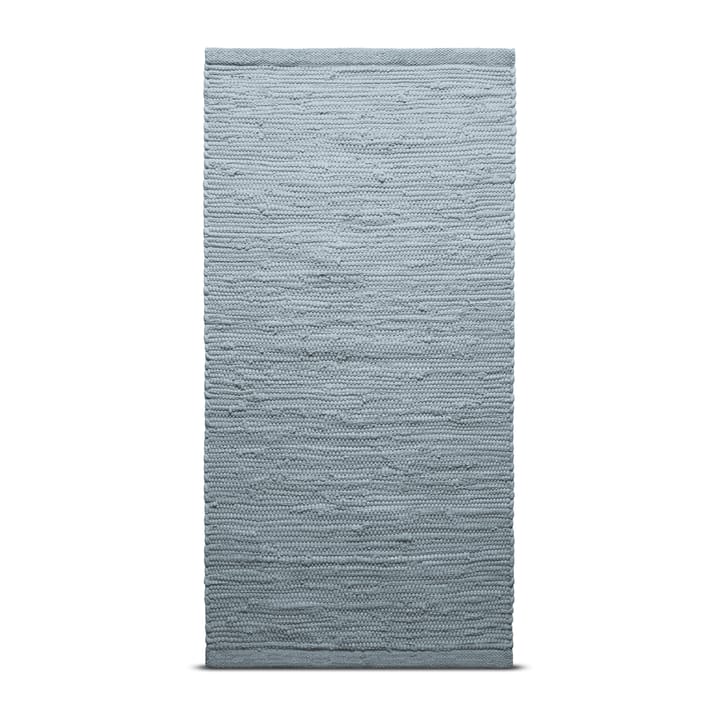 Cotton vloerkleed 75 x 200 cm. - light grey (lichtgrijs) - Rug Solid
