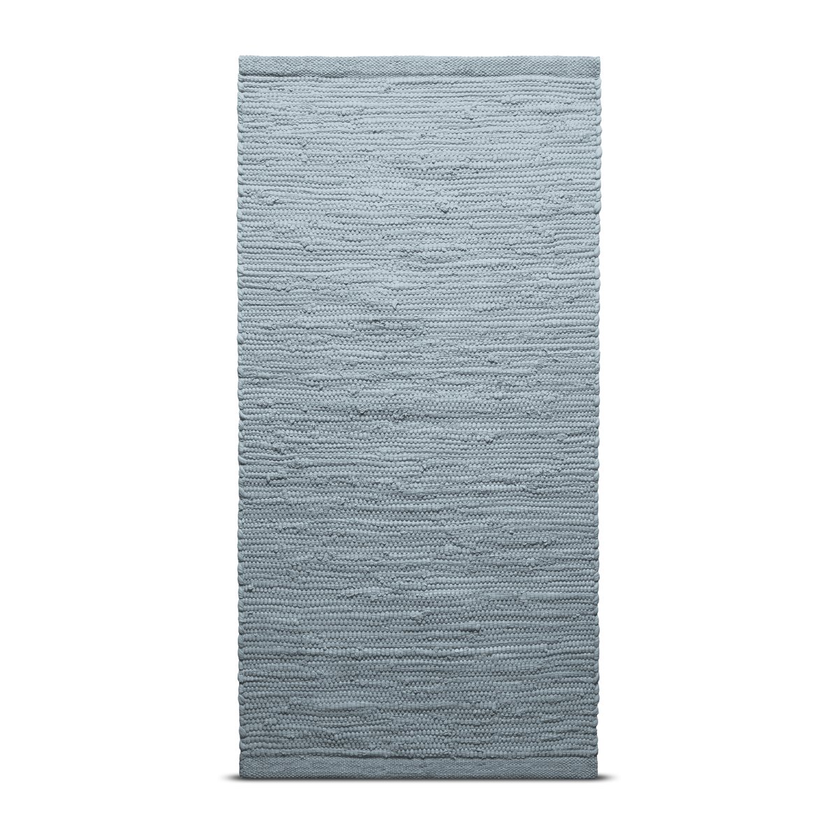 Rug Solid Cotton vloerkleed 75 x 300 cm. light grey (lichtgrijs)