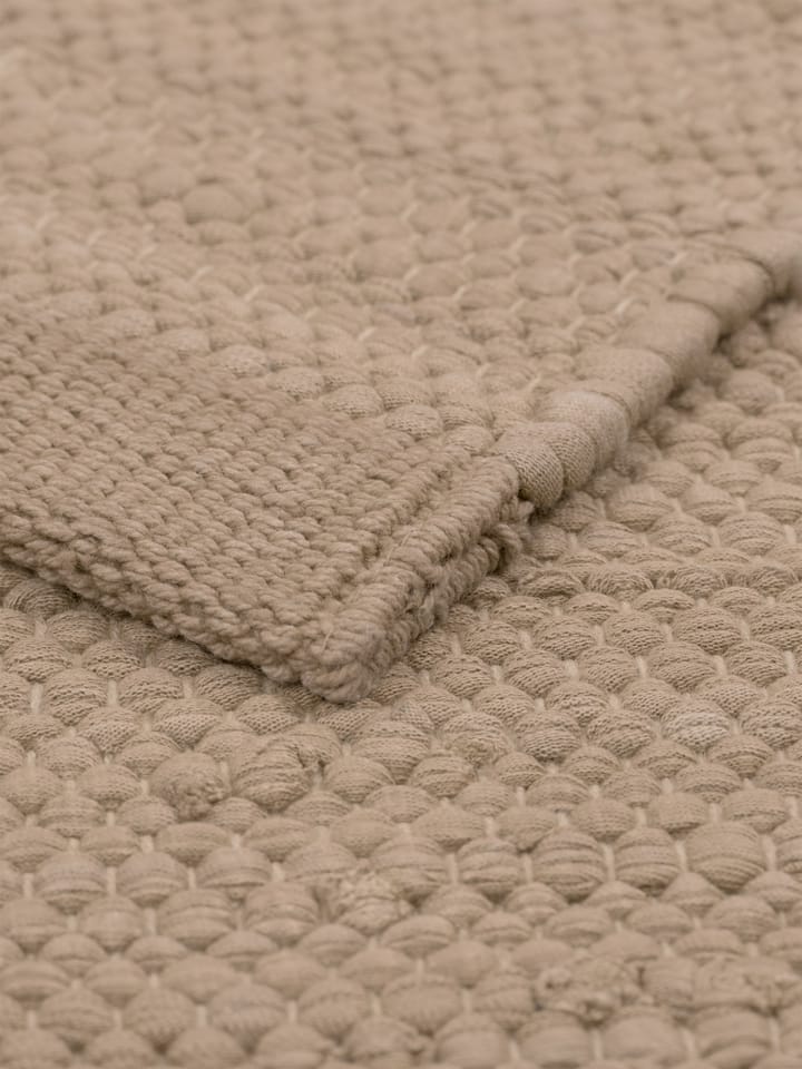 Cotton vloerkleed 75 x 300 cm. - Nougat - Rug Solid