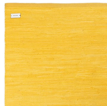 Cotton vloerkleed 75 x 300 cm. - Raincoat yellow (geel) - Rug Solid