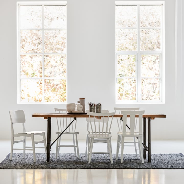 Leather vloerkleed 200 x 300 cm., dark grey (donkergrijs) Rug Solid