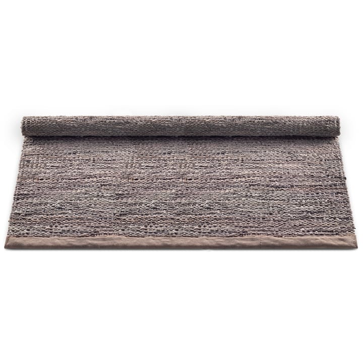 Leather vloerkleed 200 x 300 cm. - Wood (bruin) - Rug Solid