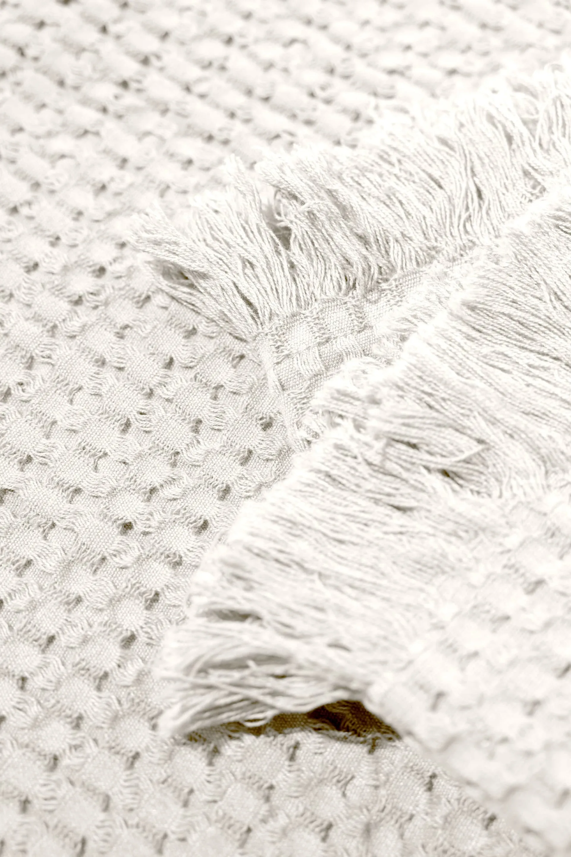 Stockholm katoenen deken 130x180 cm, Champagne beige Rug Solid