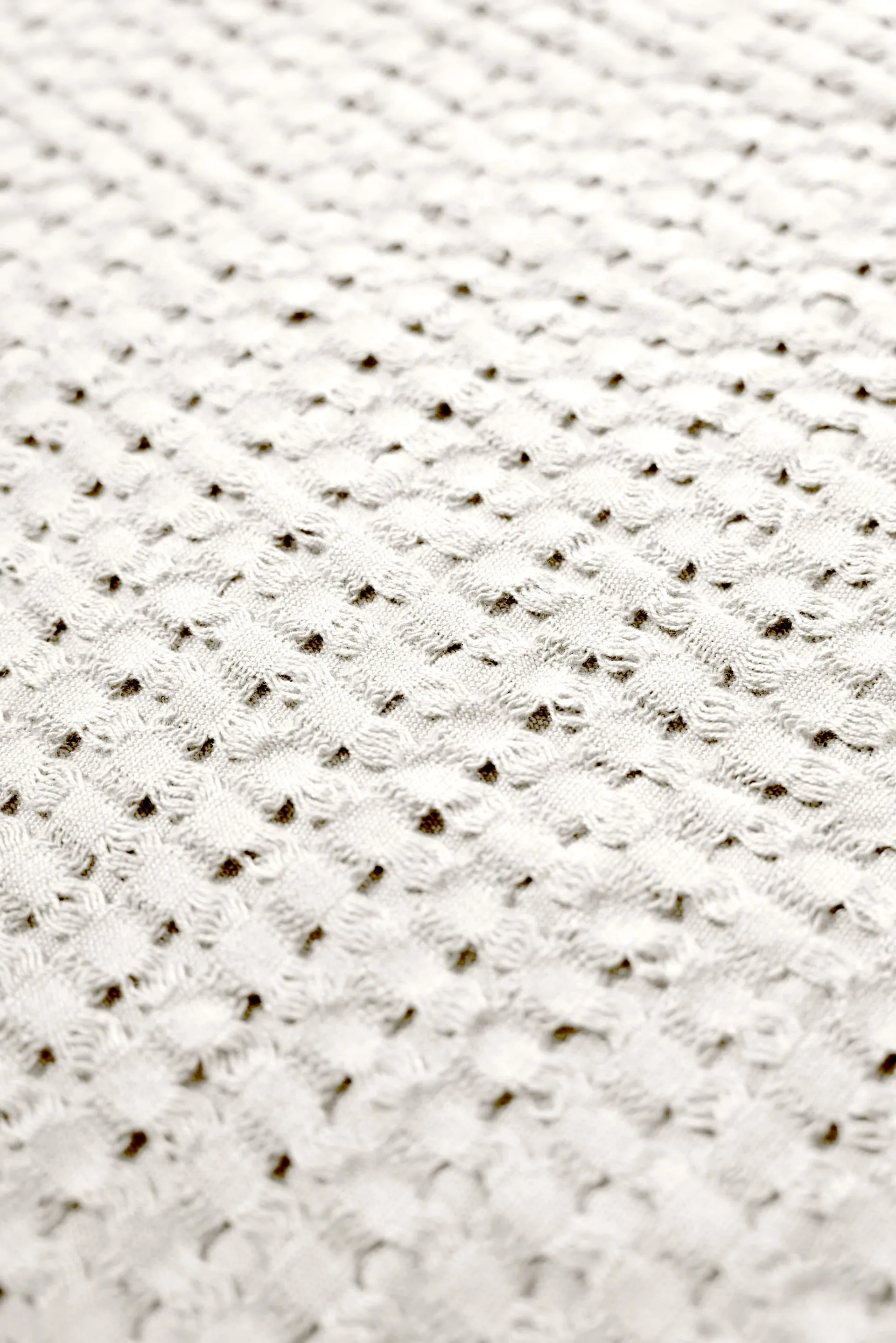 Stockholm katoenen deken 130x180 cm, Champagne beige Rug Solid