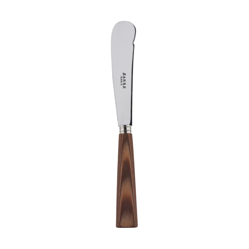 Nature botermes 16 cm, Light wood laminated SABRE Paris