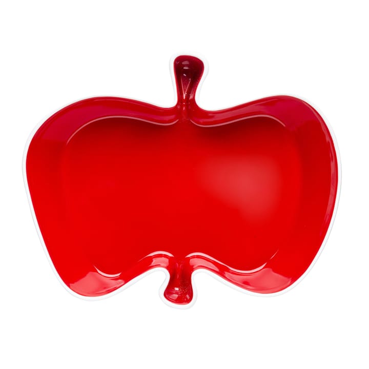 Apple serveerschaal - rood-wit - Sagaform