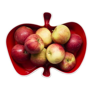 Apple serveerschaal - rood-wit - Sagaform