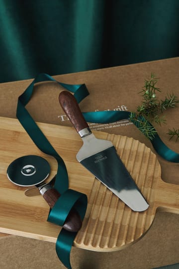 Astrid pizza- en quicheset - Bruin-zilver - Sagaform