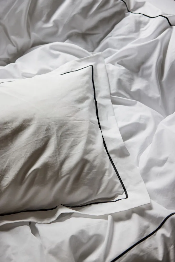 Carl dekbedovertrekset 150x210 cm, Wit Sagaform