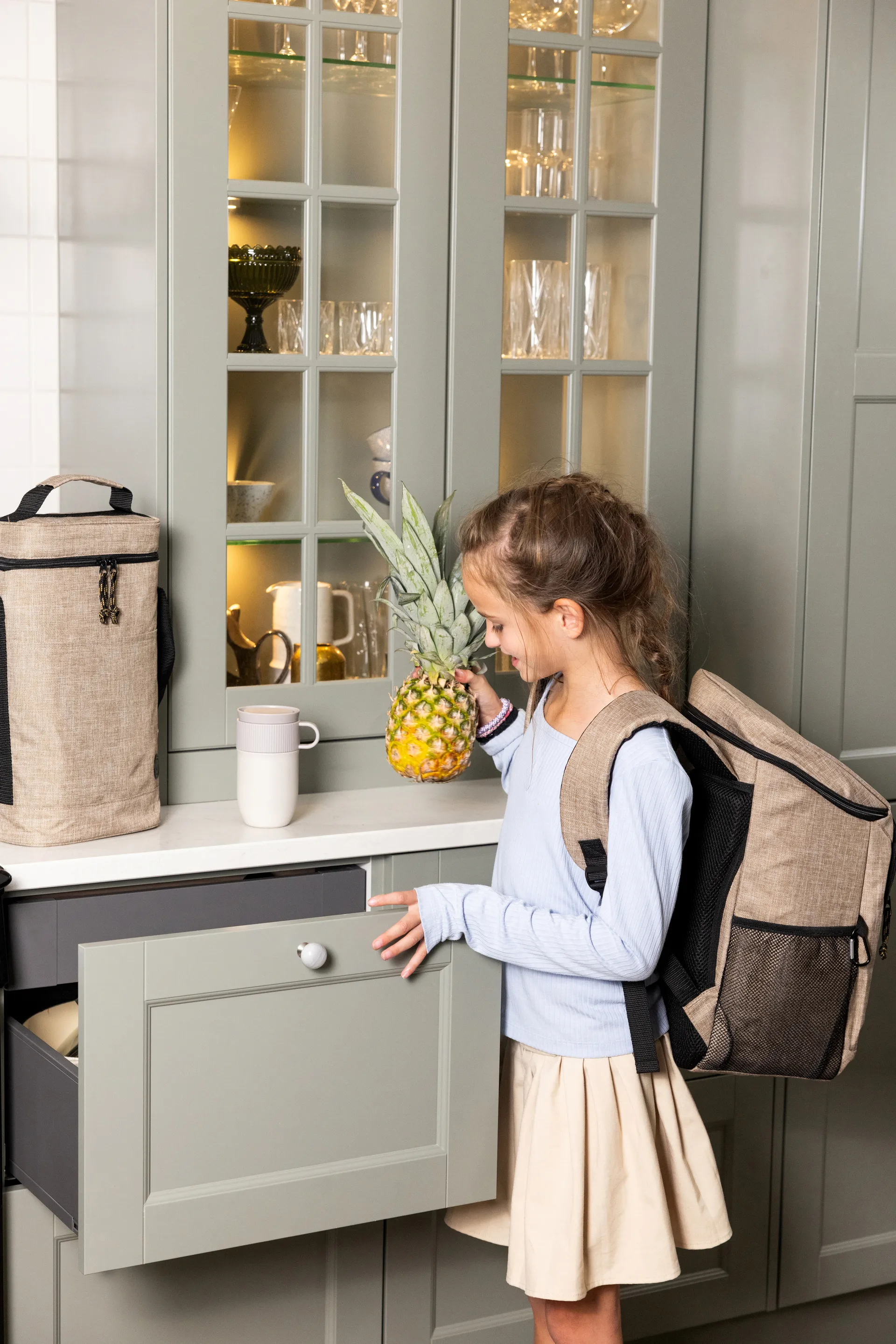 City koeltas hoog 9 L, Beige Sagaform