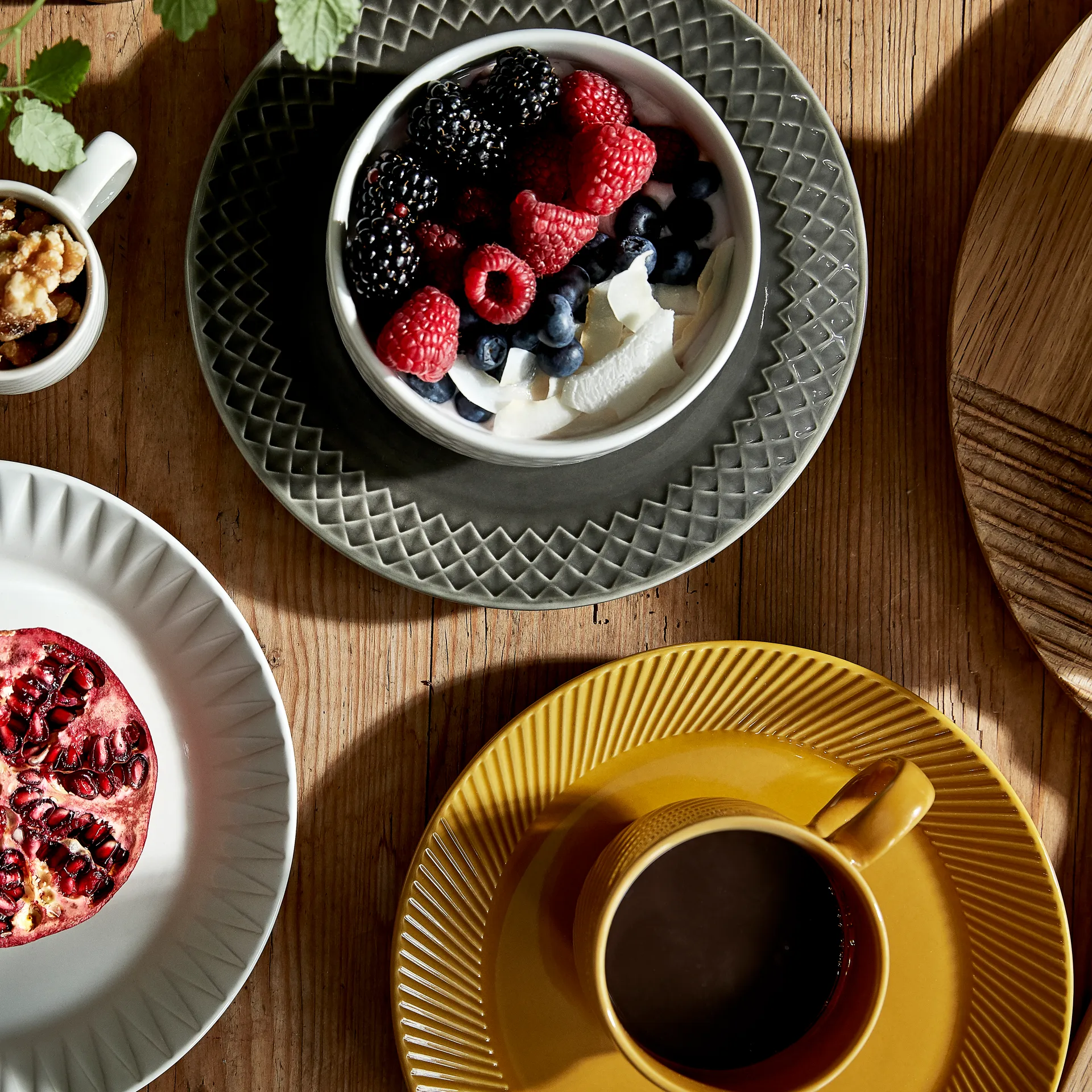 Coffee & More bordje, Geel Sagaform