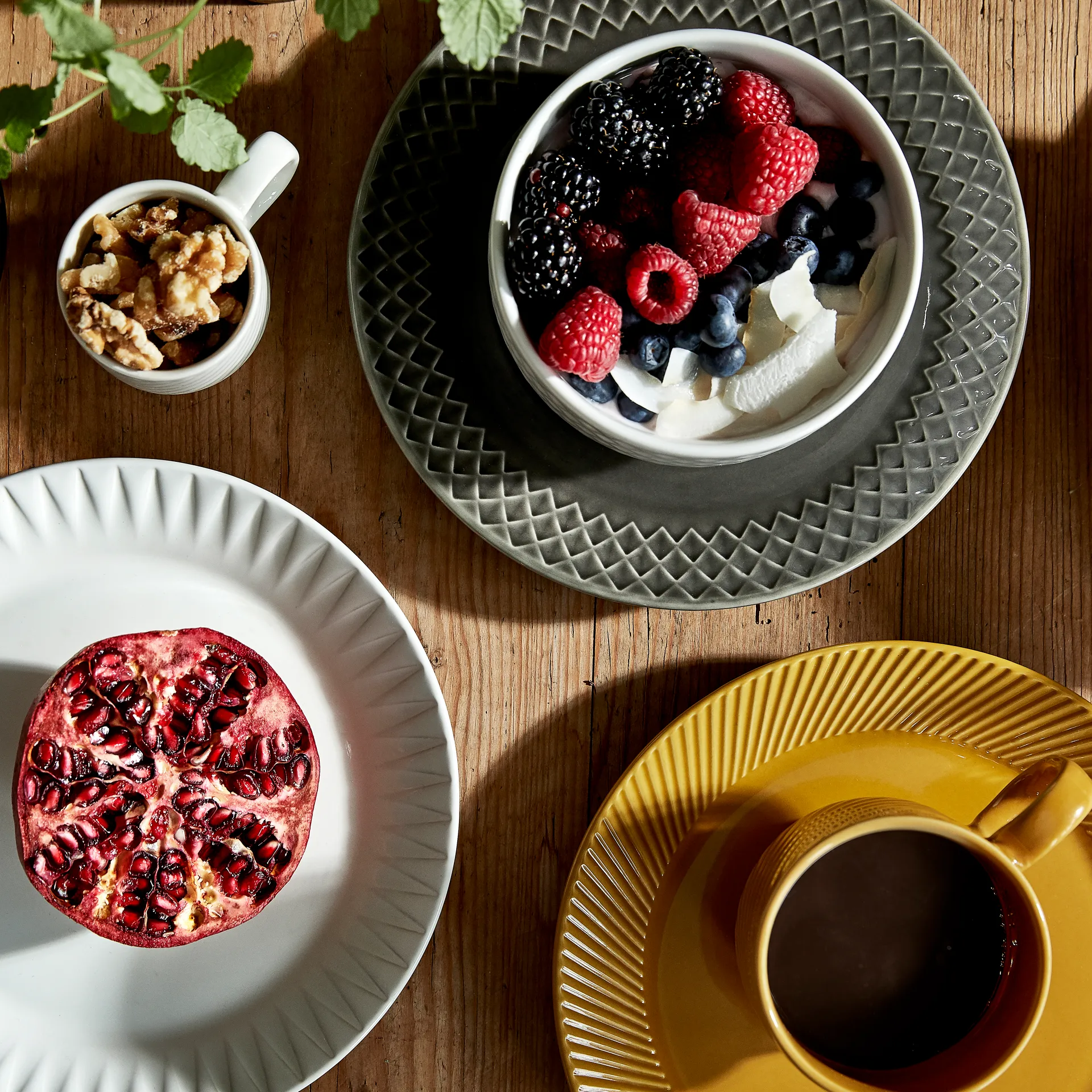 Coffee & More bordje, Grijs Sagaform