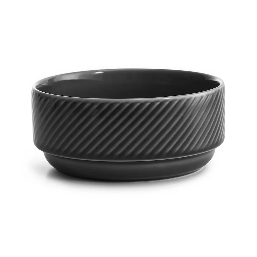 Coffee & More diepe kom 17 cm, Grijs Sagaform