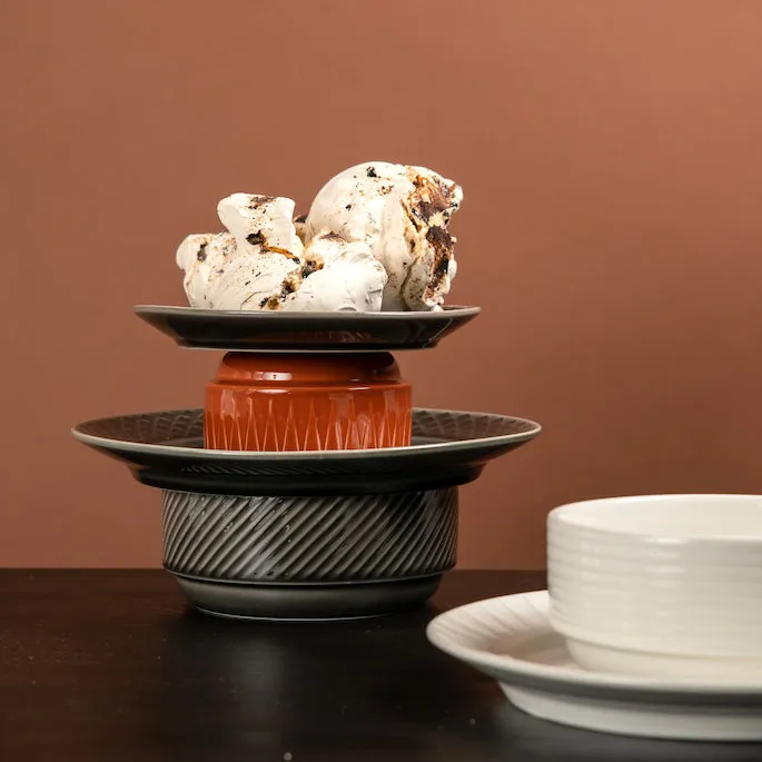 Coffee & More diepe kom 17 cm, Grijs Sagaform