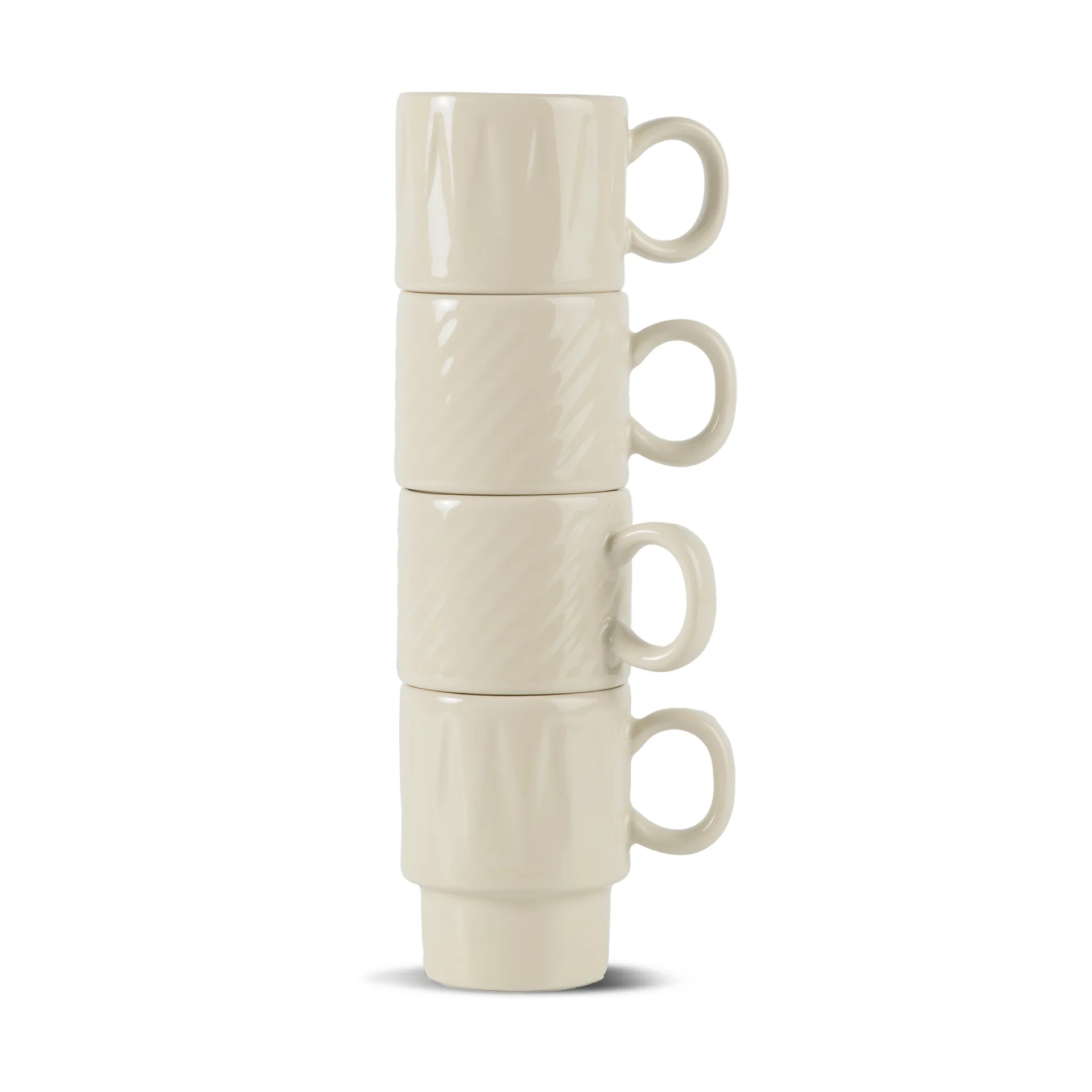 Coffee & More espressokop 4-pack, Beige Sagaform