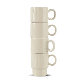 Coffee & More espressokop 4-pack - Beige - Sagaform