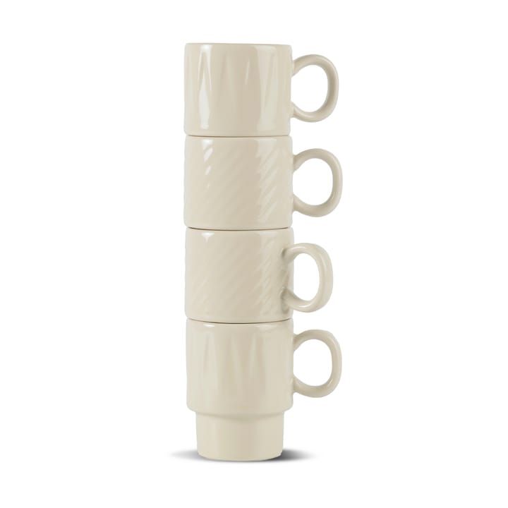 Coffee & More espressokop 4-pack - Beige - Sagaform