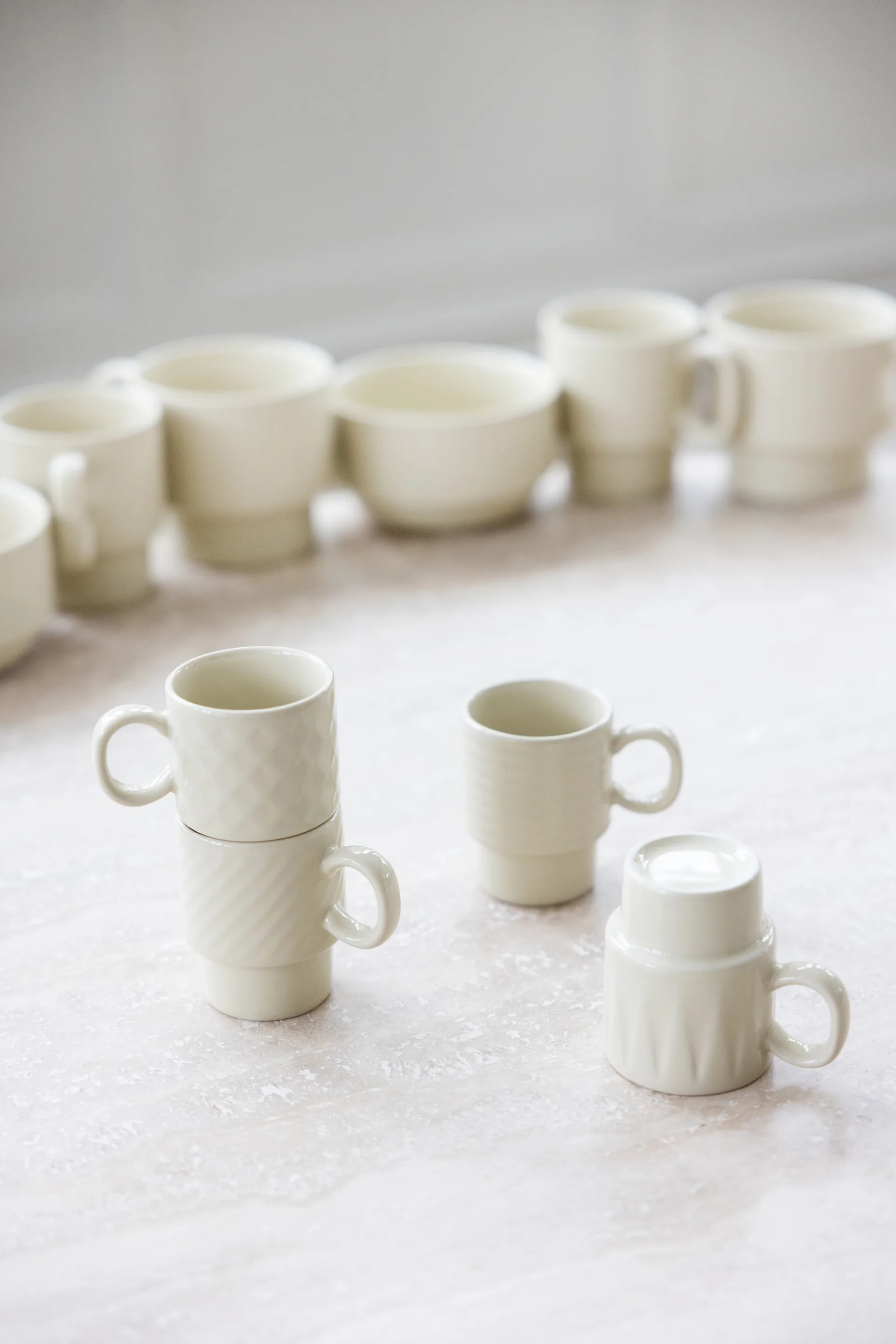 Coffee & More espressokop 4-pack, Beige Sagaform