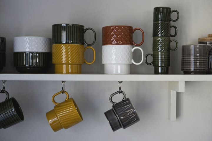 Coffee & More espressokop 4-pack, Groen Sagaform