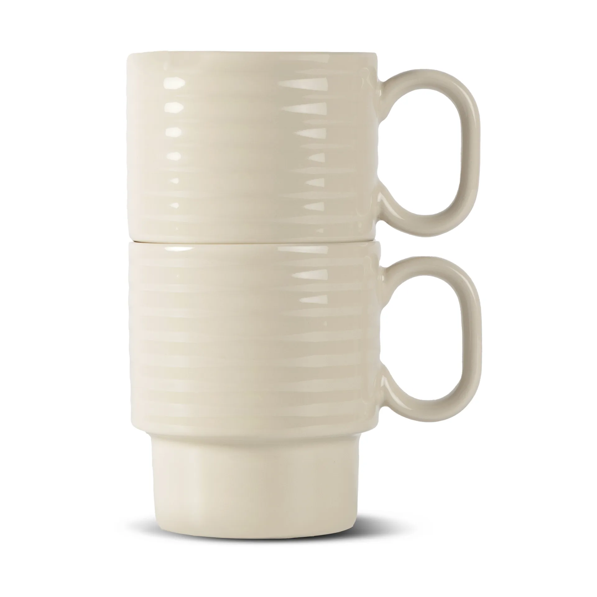 Coffee & More koffiemok 2-pack, Beige Sagaform
