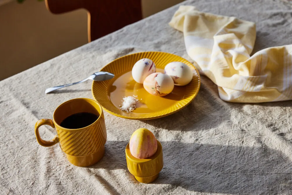 Coffee & More koffiemok 2-pack, Geel Sagaform