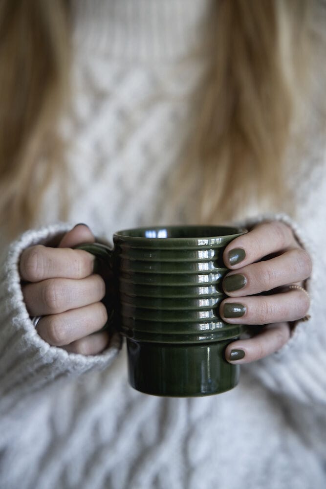 Coffee & More koffiemok 2-pack, Groen Sagaform