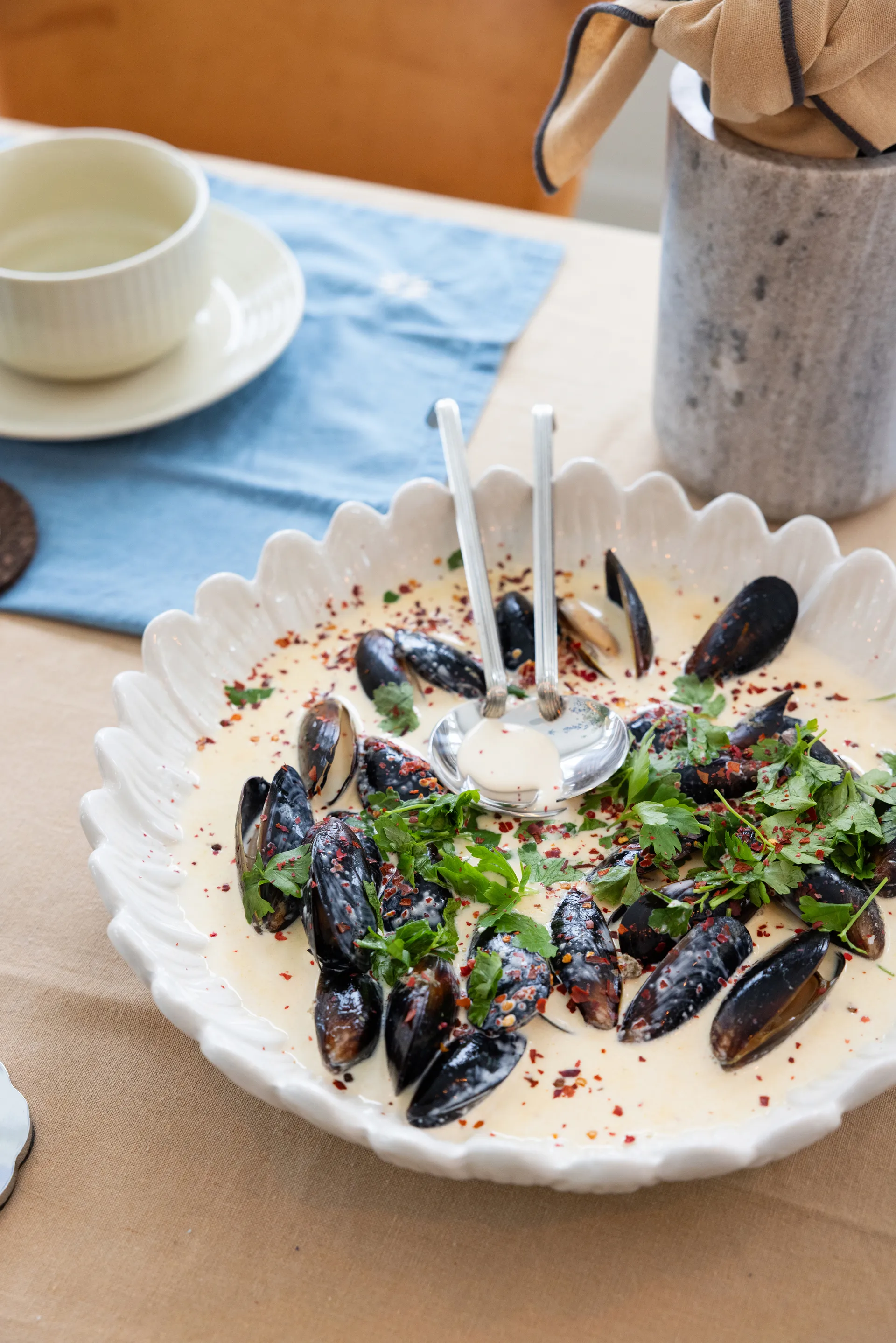 Dagny diepe schaal Ø32 cm, Wit Sagaform