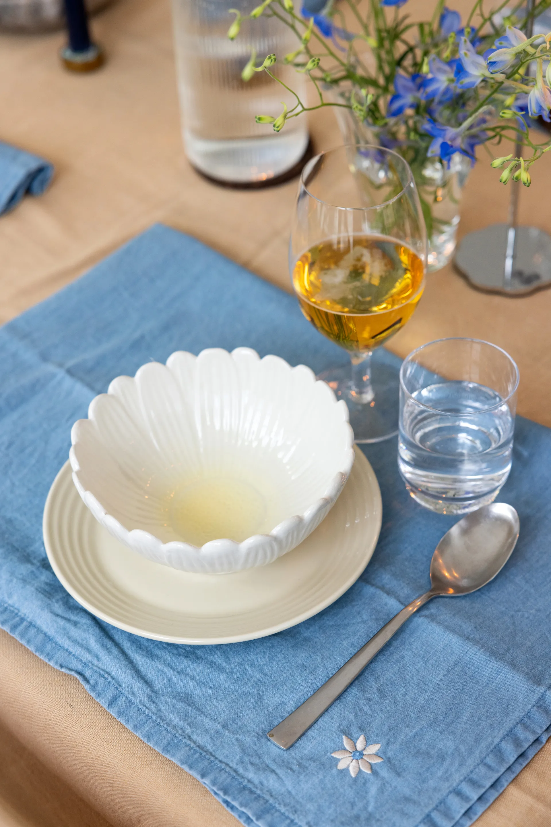 Dagny diepe schaal klein Ø16 cm, Wit Sagaform