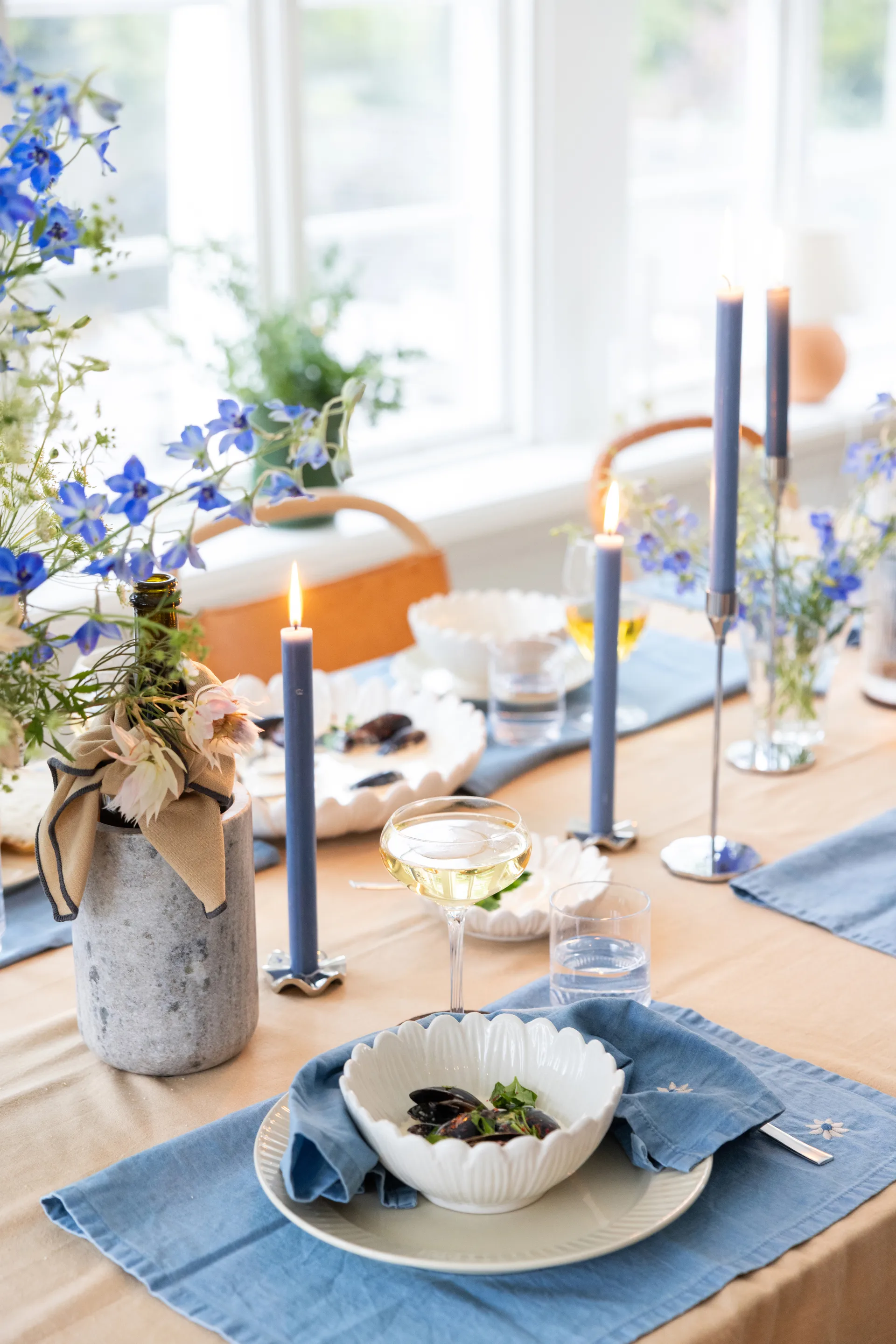 Dagny diepe schaal klein Ø16 cm, Wit Sagaform