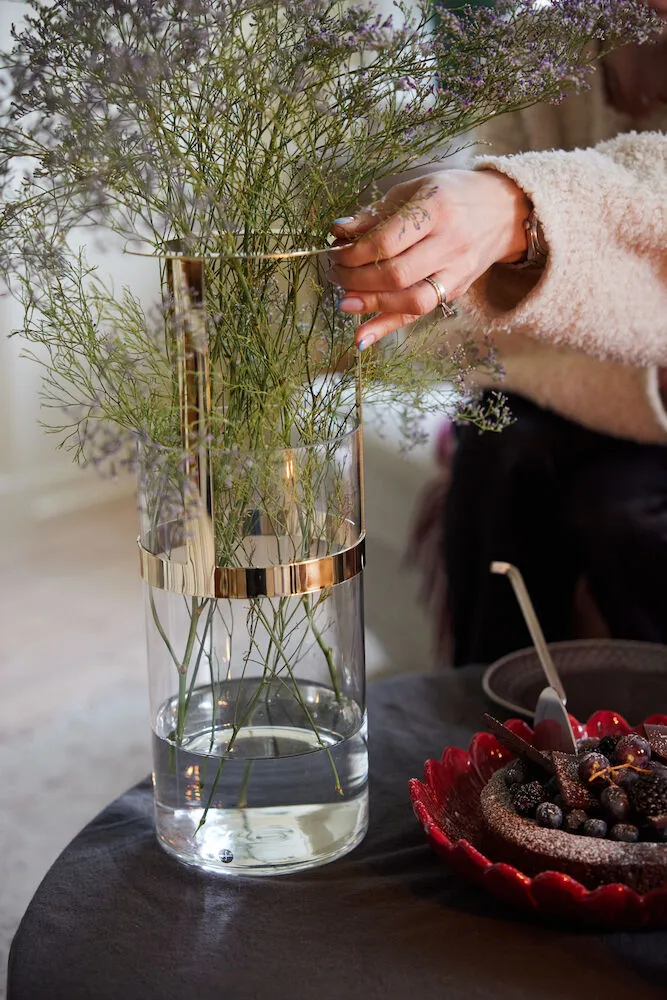 Dagny schaal Ø27 cm, Bordeauxrood Sagaform