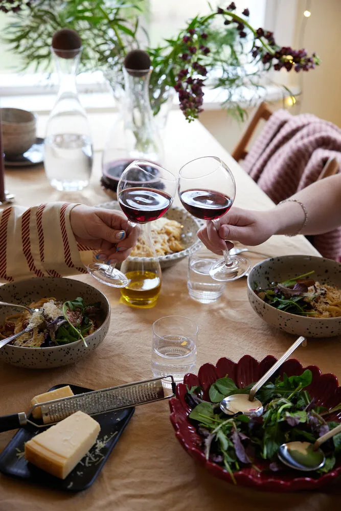 Dagny schaal Ø27 cm, Bordeauxrood Sagaform