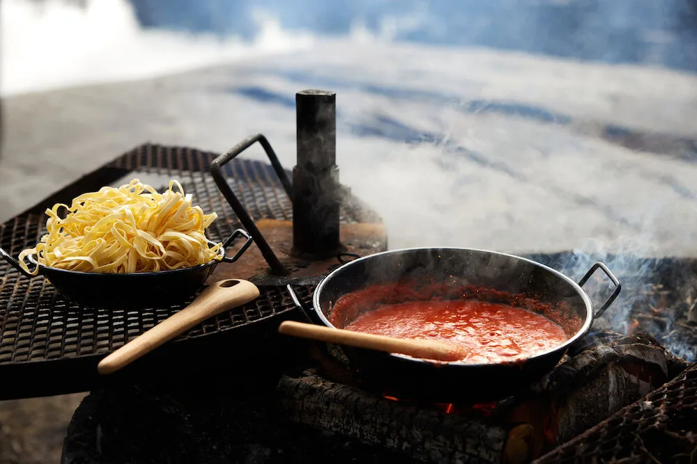 Doris geëmailleerde wokpan medium Ø31,5 cm, Zwart Sagaform