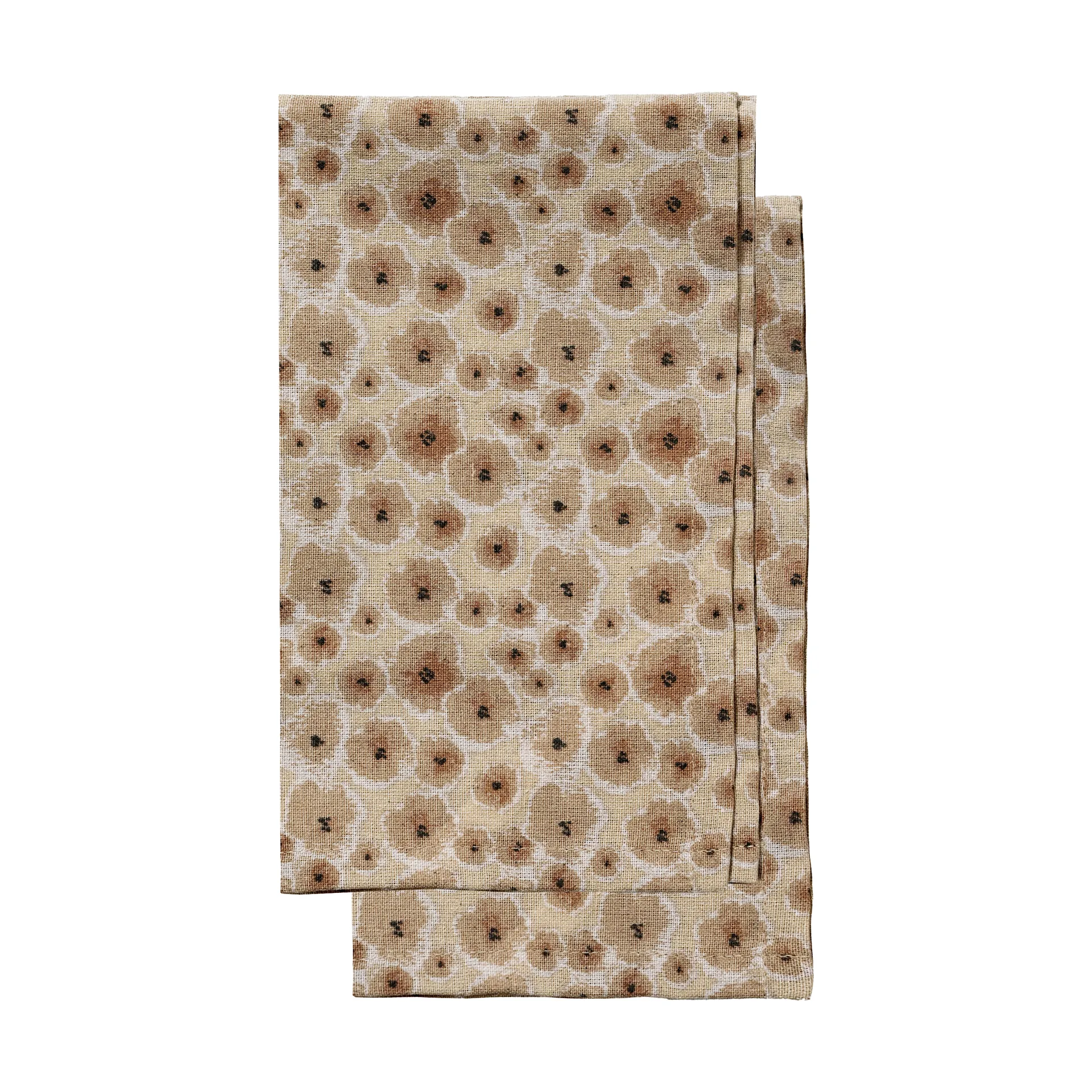 Edith keukendoek 50x70 cm 2-pack, Gemêleerd beige Sagaform